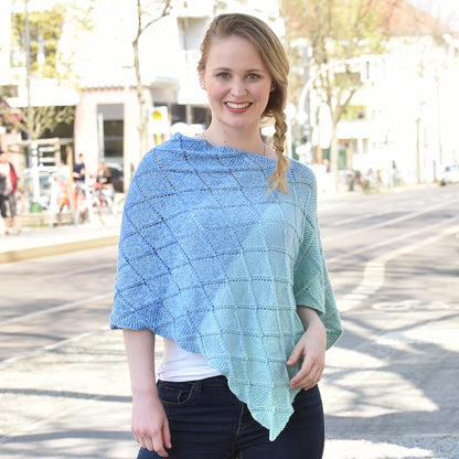 Poncho KaroQueen | Einzelanleitung | Stricken | Sylvie Rasch