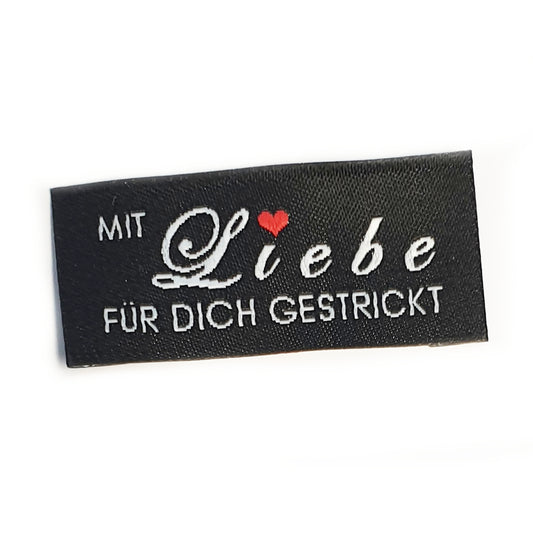 Stofflabel zum Annähen