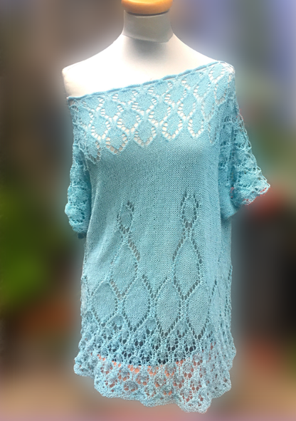 Lacy Sommertop Anleitung als PDF | Anleitung als PDF | Stricken | Sylvie Rasch