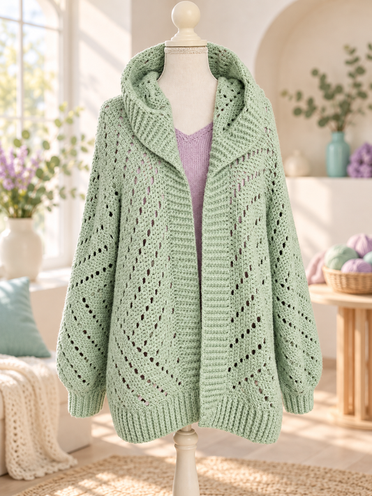 Häkel - Hexagon Jacke - Wirbelwind