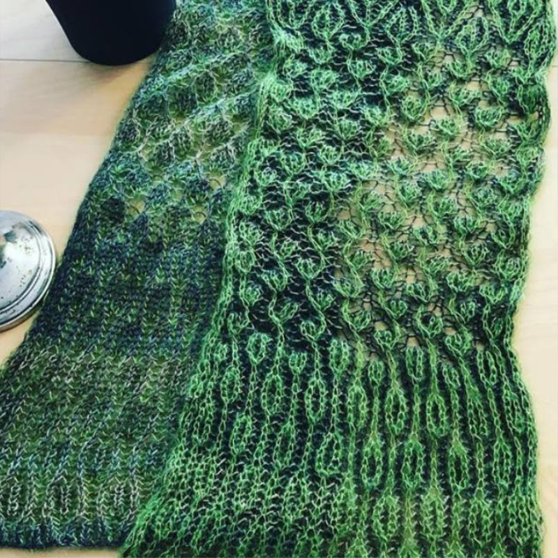 Schal / Stola - Der Prinzessinen Traum | Einzelanleitung | Stricken | Sylvie Rasch
