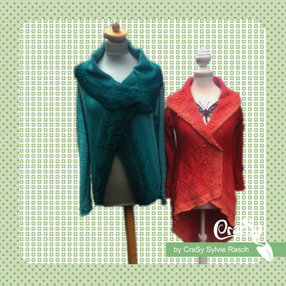 Jacke Quadratur des Kreises Anleitung als PDF | Anleitung als PDF | Stricken | Sylvie Rasch