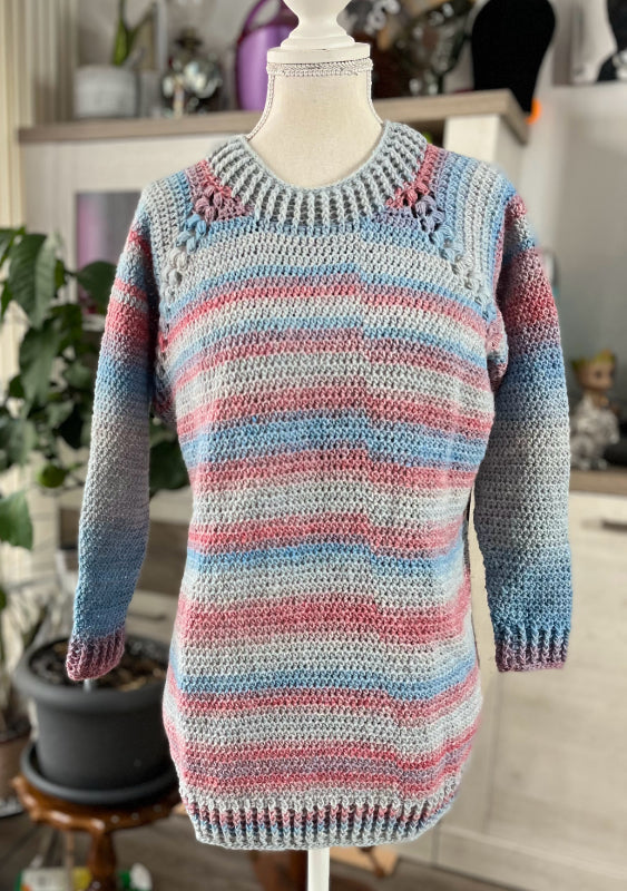 Häkel-Pullover Raglano | Anleitung | Häkeln | Sylvie Rasch