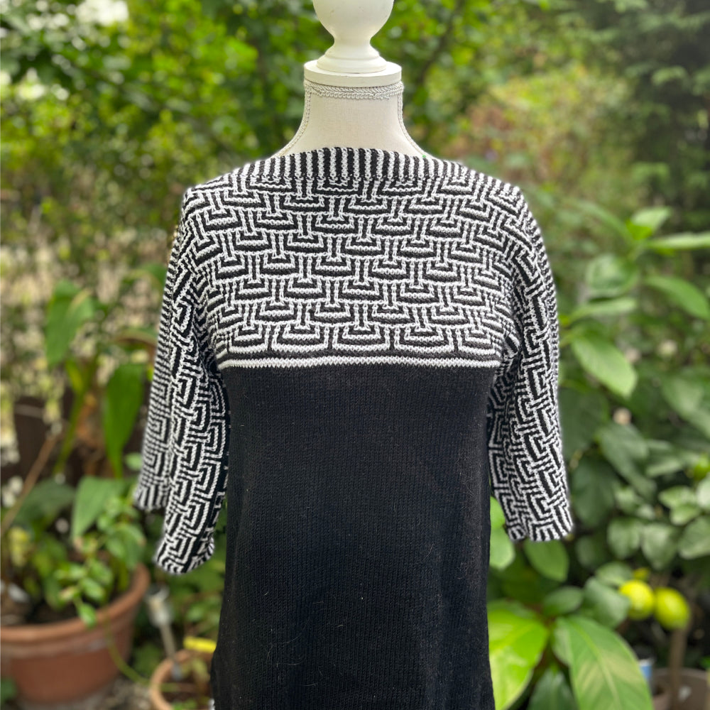 Pullover Schapulero Mosaik | Einzelanleitung | Stricken | Sylvie Rasch