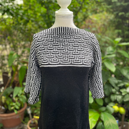 Pullover Schapulero Mosaik | Einzelanleitung | Stricken | Sylvie Rasch