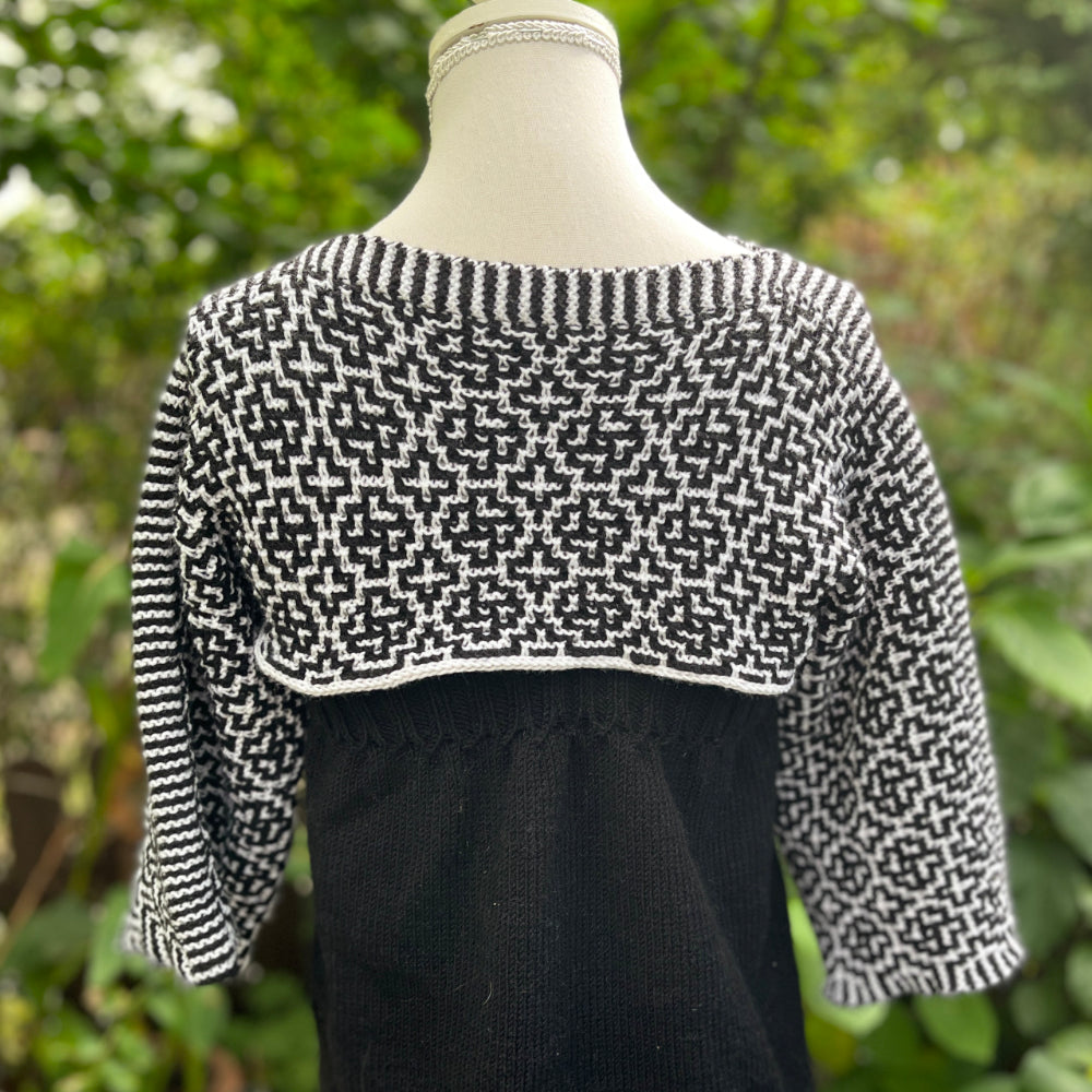 Pullover Schapulero Mosaik | Einzelanleitung | Stricken | Sylvie Rasch