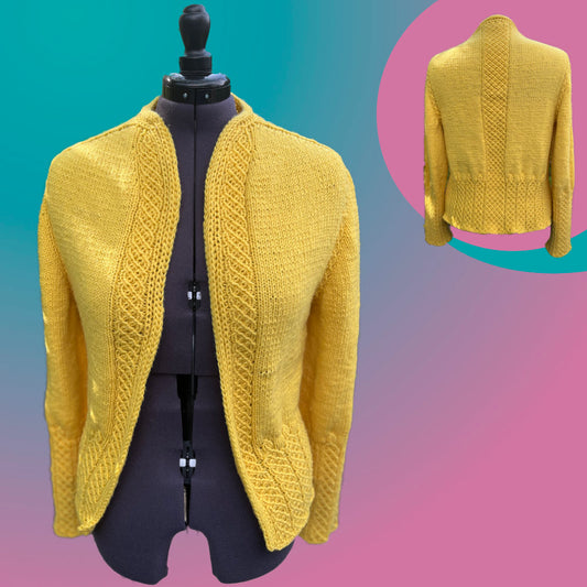 Strickjacke Blume des Lebens Kurz | Einzelanleitung | Stricken | Sylvie Rasch