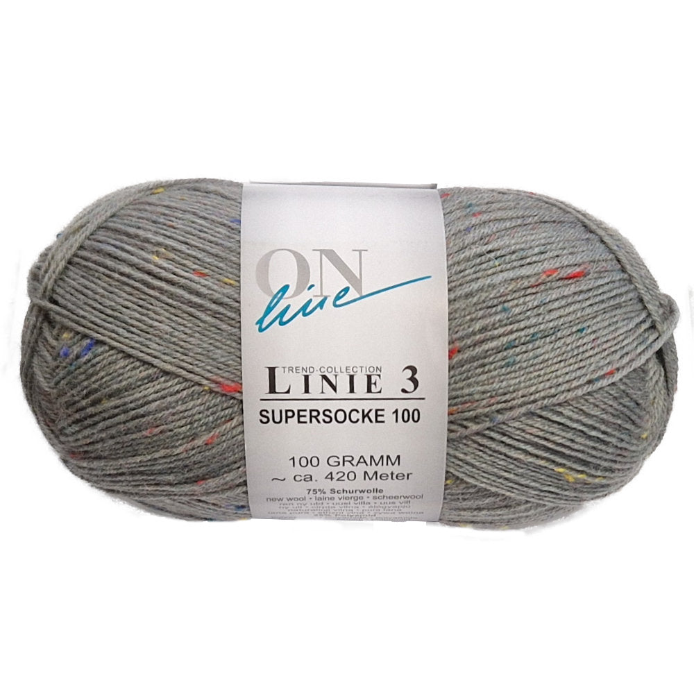 Supersocke 100 Linie 3 Tweed 4-fach von ONline