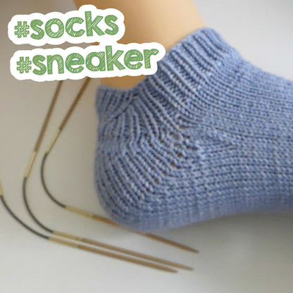 Sneakersocken Top Down Stricken | Anleitung | Stricken | Sylvie Rasch