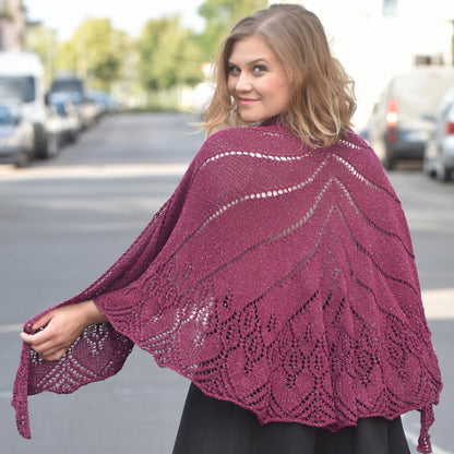 Tuch Lotosherz | Einzelanleitung | Stricken | Sylvie Rasch